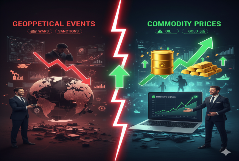 How Geopolitical Events Shape Commodity Prices: Lessons from Oil and Gold